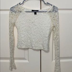 Lace crop top